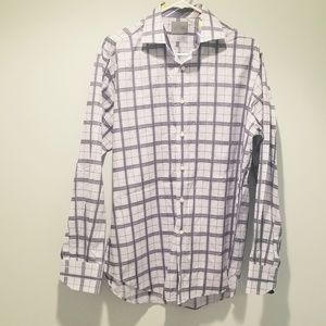 Men's Thomas Dean Button Down. Medium Size